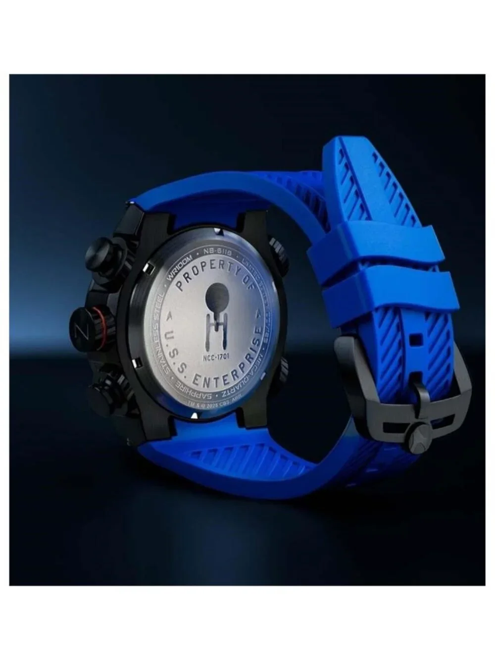 NWT Nubeo Deimos Chronograph Blue Dial Men's Watch